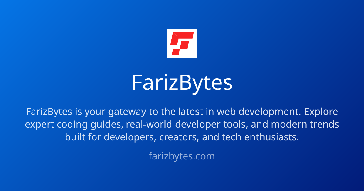 Web Development, AI & Design Tutorials | Frontend & Backend Guides ...